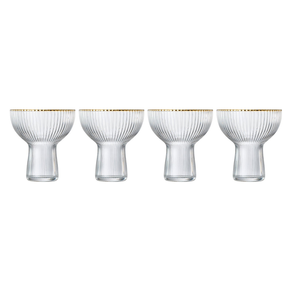 Aurelia Margarita Cocktail Glassware, Set of 4