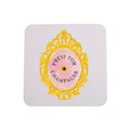Press For Champagne Watercolor 4 Pack Cheeky Party Coasters