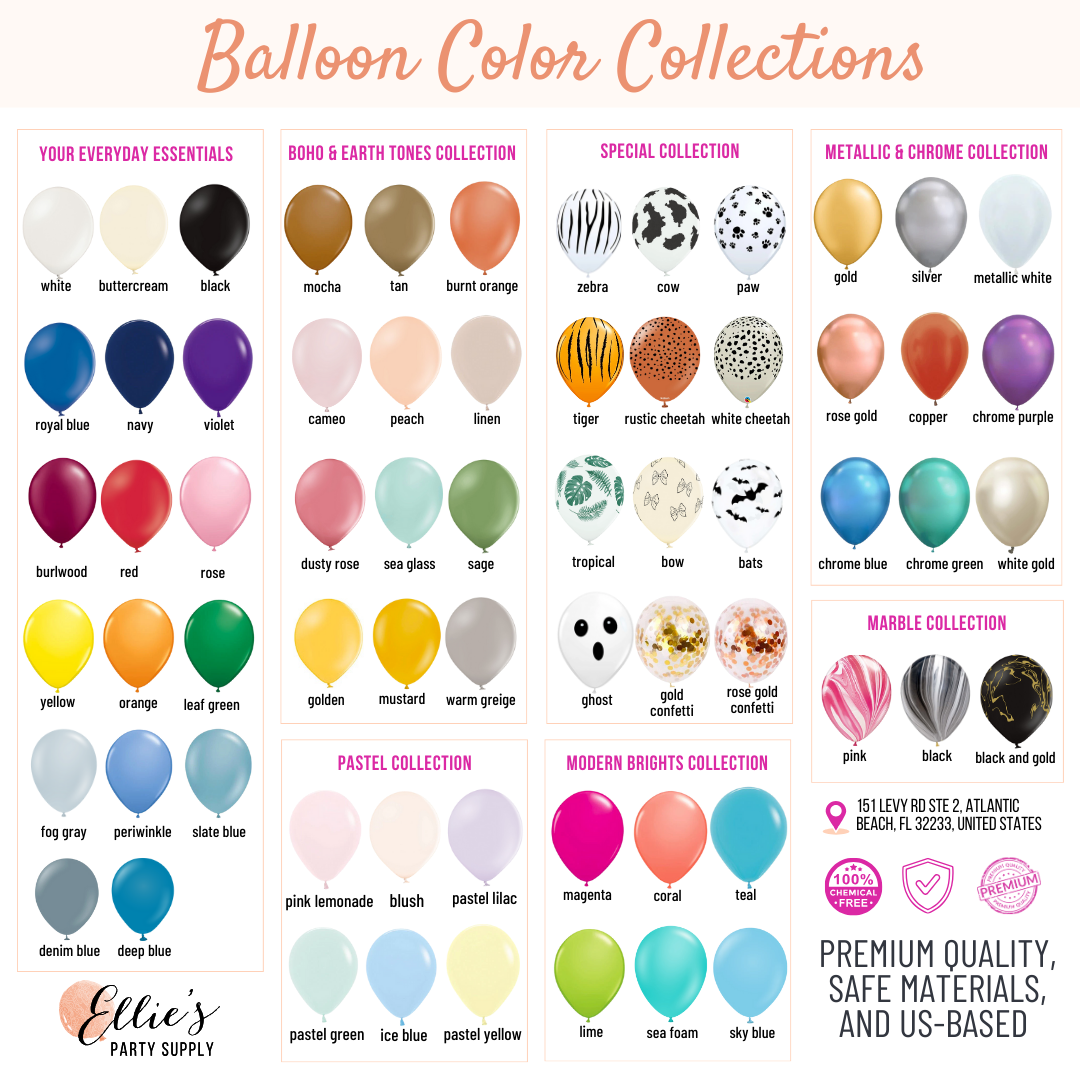 Blue Balloon Garland