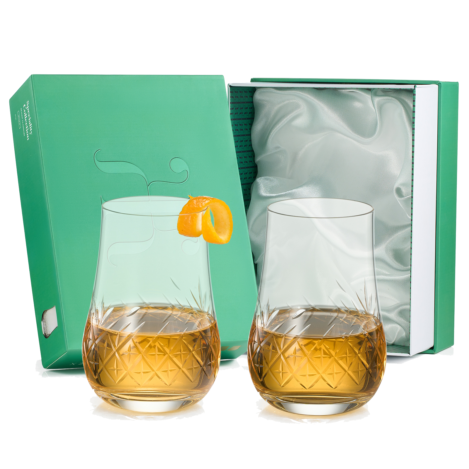 Specialty Brandy Cocktail Glassware, Set of 2