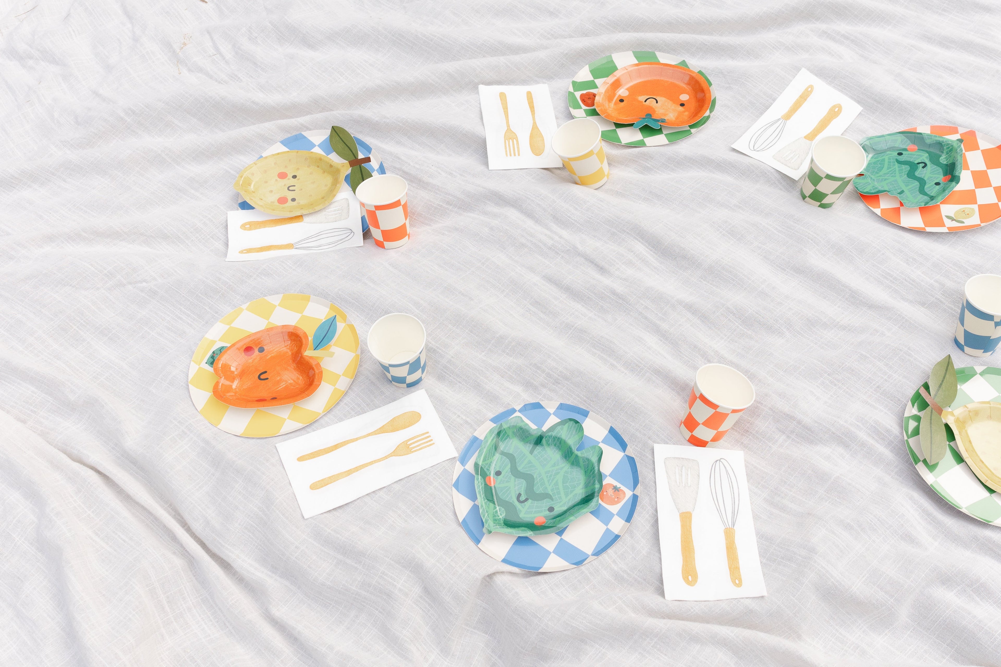 Essential Checkered Chef Party Pack