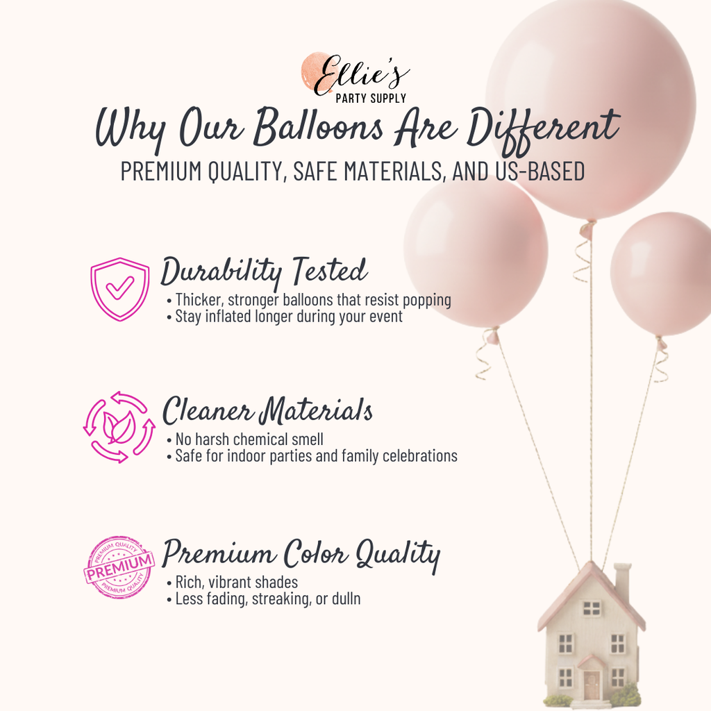 Premium Silver Latex Balloon Cluster (5", 11” and 17”)