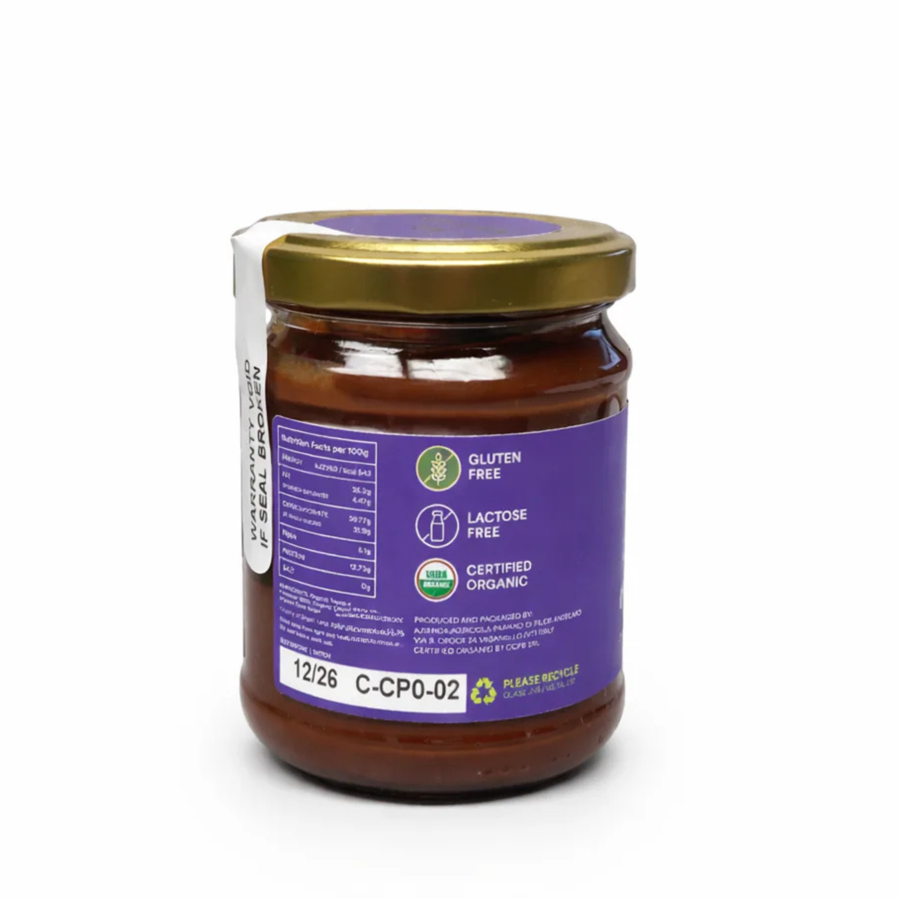 Organic Hazelnut Cocoa Cream