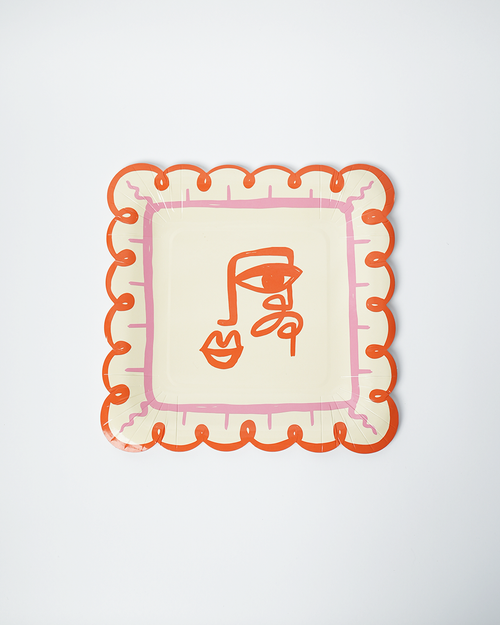 Art Party Dinner Plates (x 12)