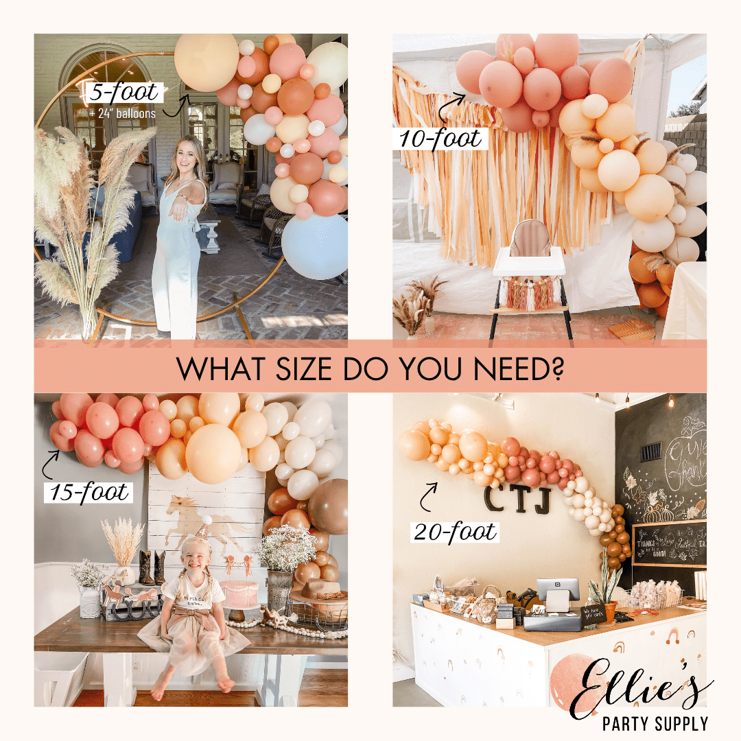 Blue Ice & Yellow Balloon Garland Kit