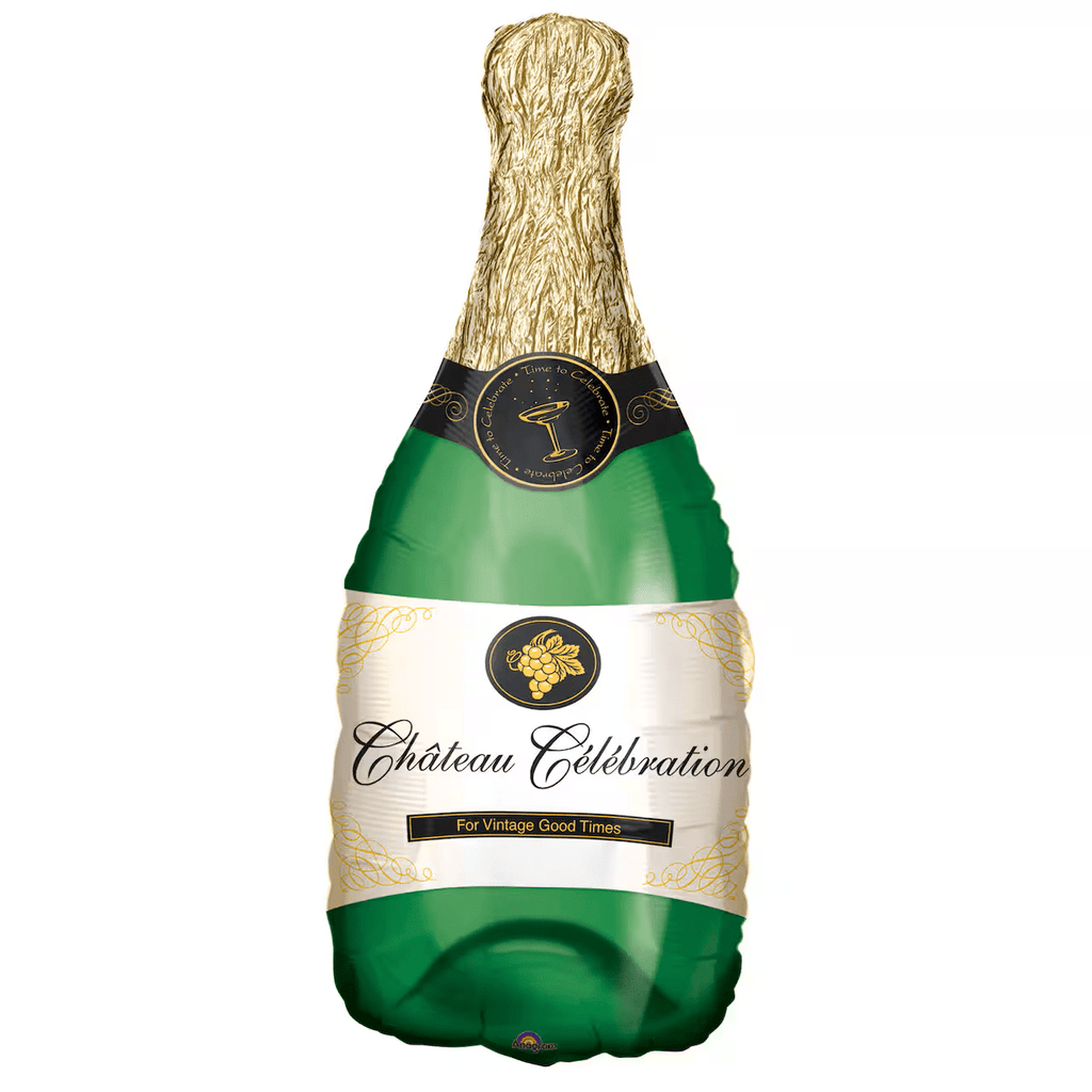 Champagne Bottle Foil Balloon