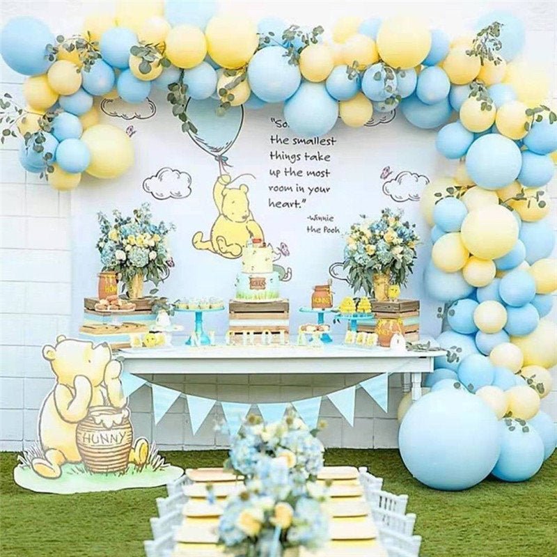 Blue Ice & Yellow Balloon Garland Kit