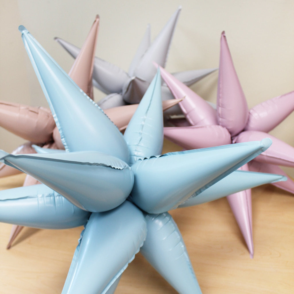 Pastel Lilac Pink Starburst Cluster Balloon (26 Inches)