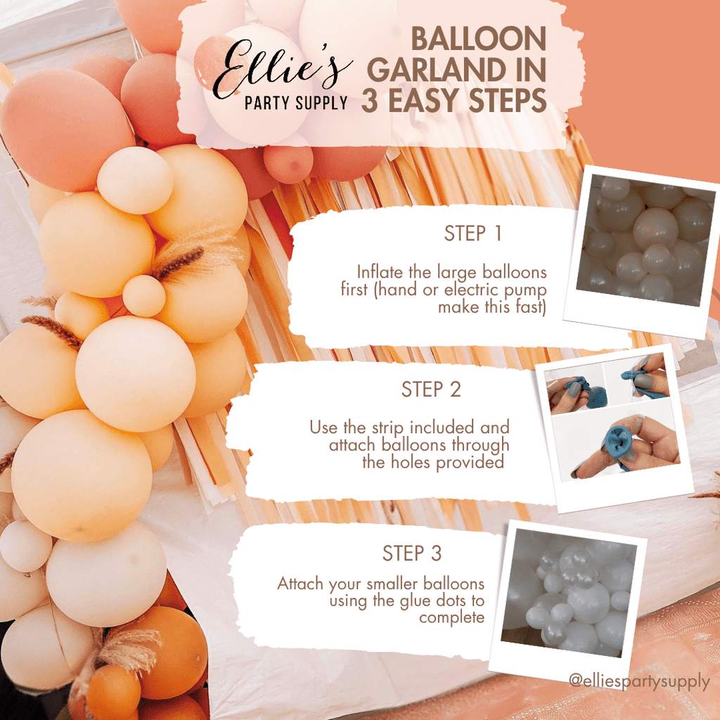 Green Balloon Garland