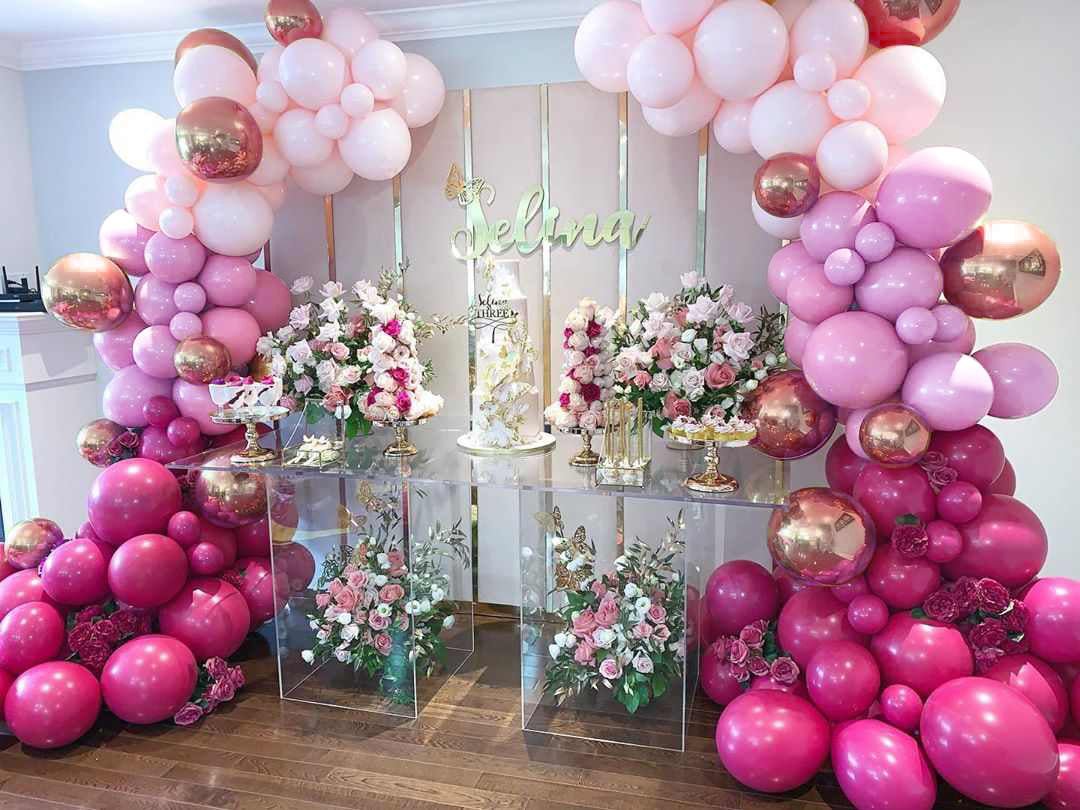 Pink & Purple Ombre Balloon Garland Kit