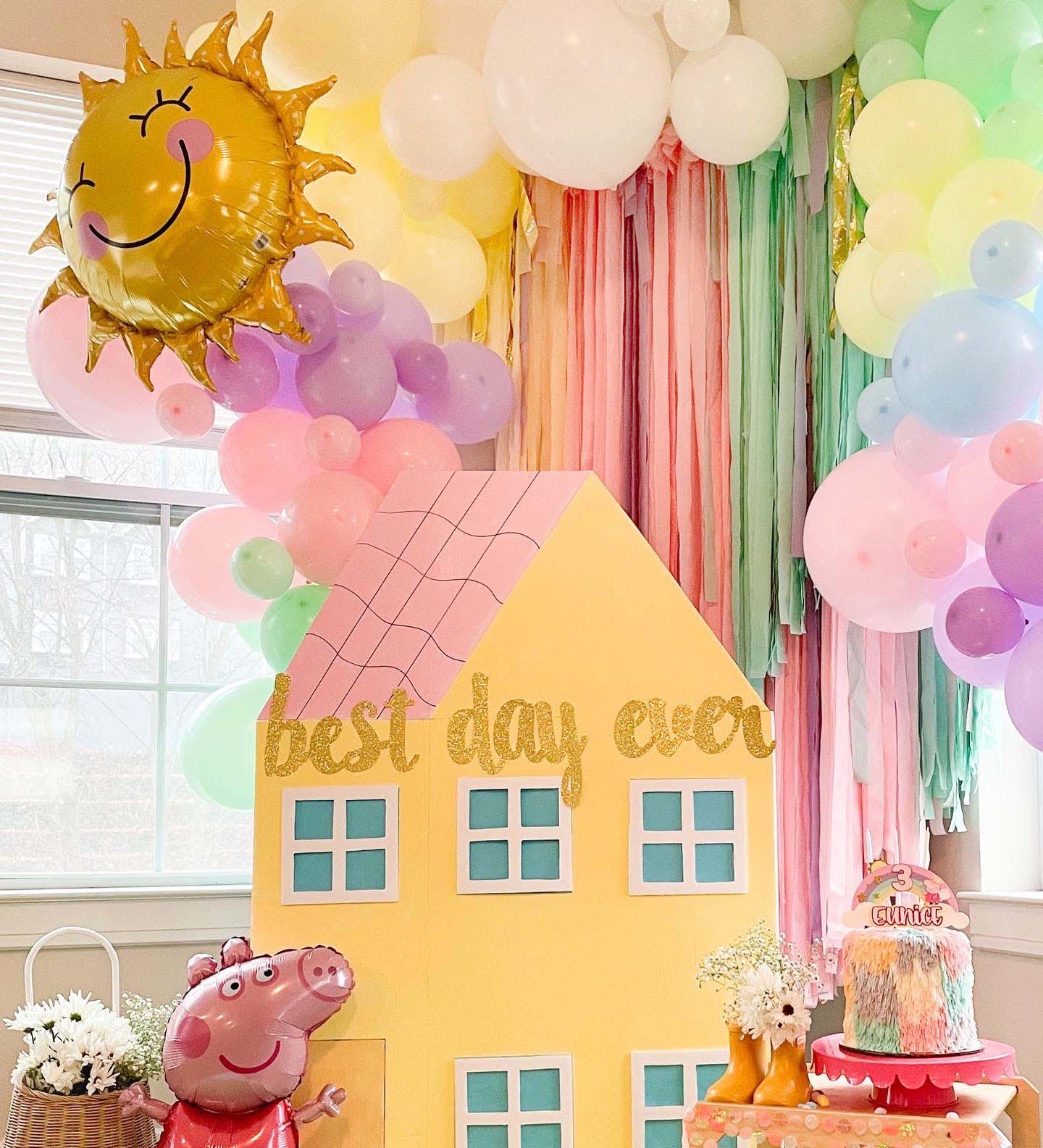 Purple Balloon Garland