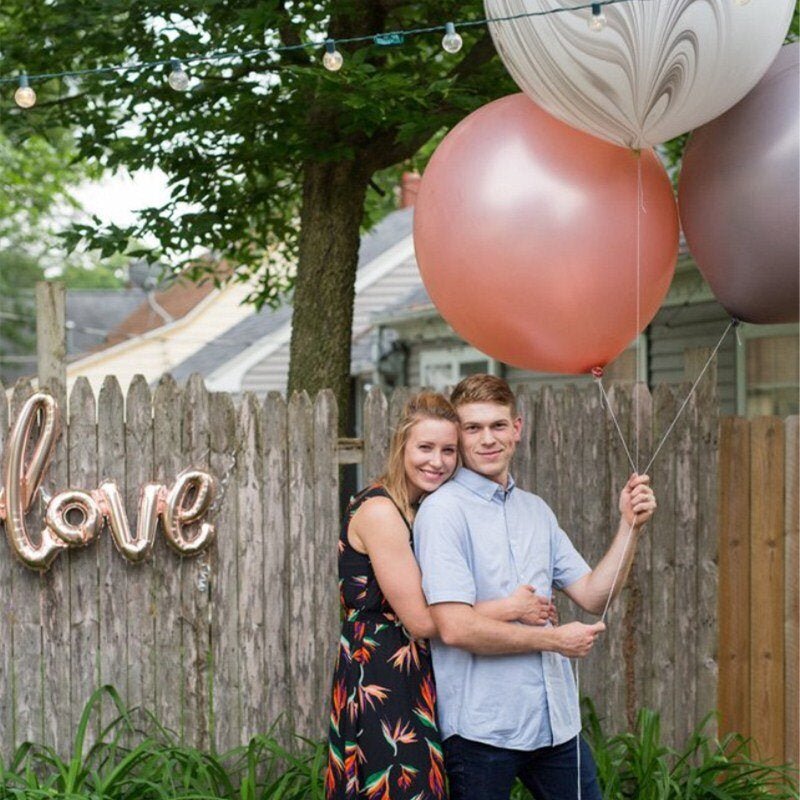 Giant Rose Gold Balloon