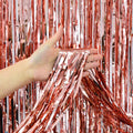Rose Gold Fringe Curtain