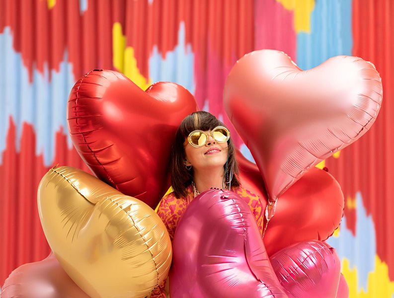 Rose Gold Heart Balloon