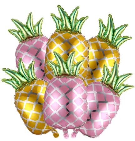 Pink and Gold Pineapple Balloon